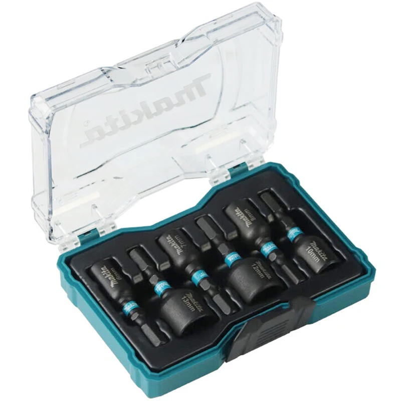 Makita E-18035 Impact Black NutSetter Set 50MM 6-13MM Screwdriver Adapter Magnetic Hexagonal Tool Accessories