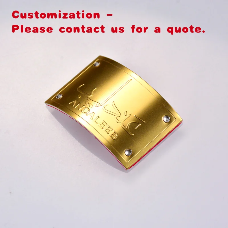 

custom.Metal Stickers Customized Perfume Bottle Private Label Nail Sticker Metal Custom Stickers Labels