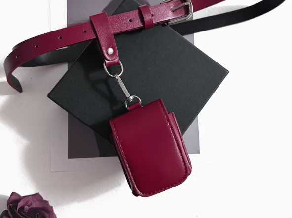 المرأة موضة بولي Leather حقيبة جلدية مشد أنثى Cummerbund معطف حزام فستان Decration حزام عريض J1496