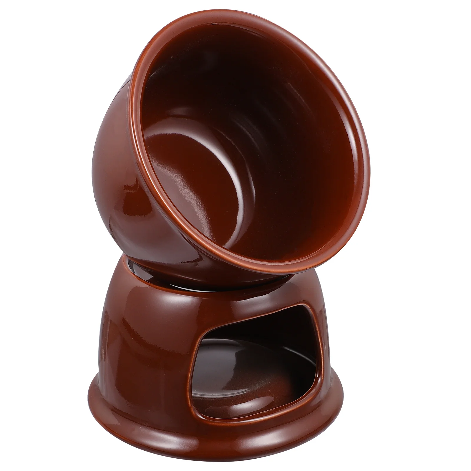 

1Set Ceramic Cheese Chocolate Fondue Melting Pot Butter Warmer Pot Kitchen Gadget for Home Party Dessert Snacks