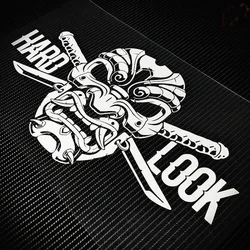 OFK Stickers reflective retro warrior Japanese ninja tough guy stickers Japanese drift car decals racing truck van wall decals