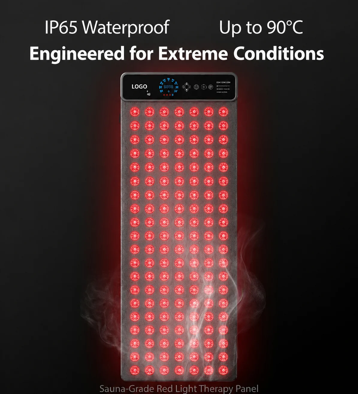 Grade Panel Red Light  IP65 Infrared Saunas  Commercial Home Use High Temperature Withstand Full Body Sauna Light