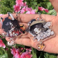 Anime Tian Guan Ci Fu Heaven Official's Blessing Hua Cheng Xie Lian Keychain Backpack Pendant Acrylic Prop Badg Accessories