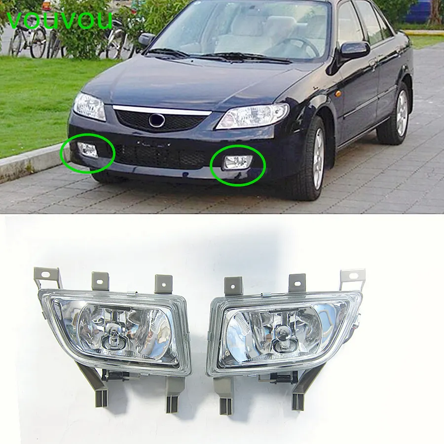 

Car body parts fog lamp for mazda 323 family protege BJ 1998-2006 1998-2003 B30D-51-680 B30D-51-690