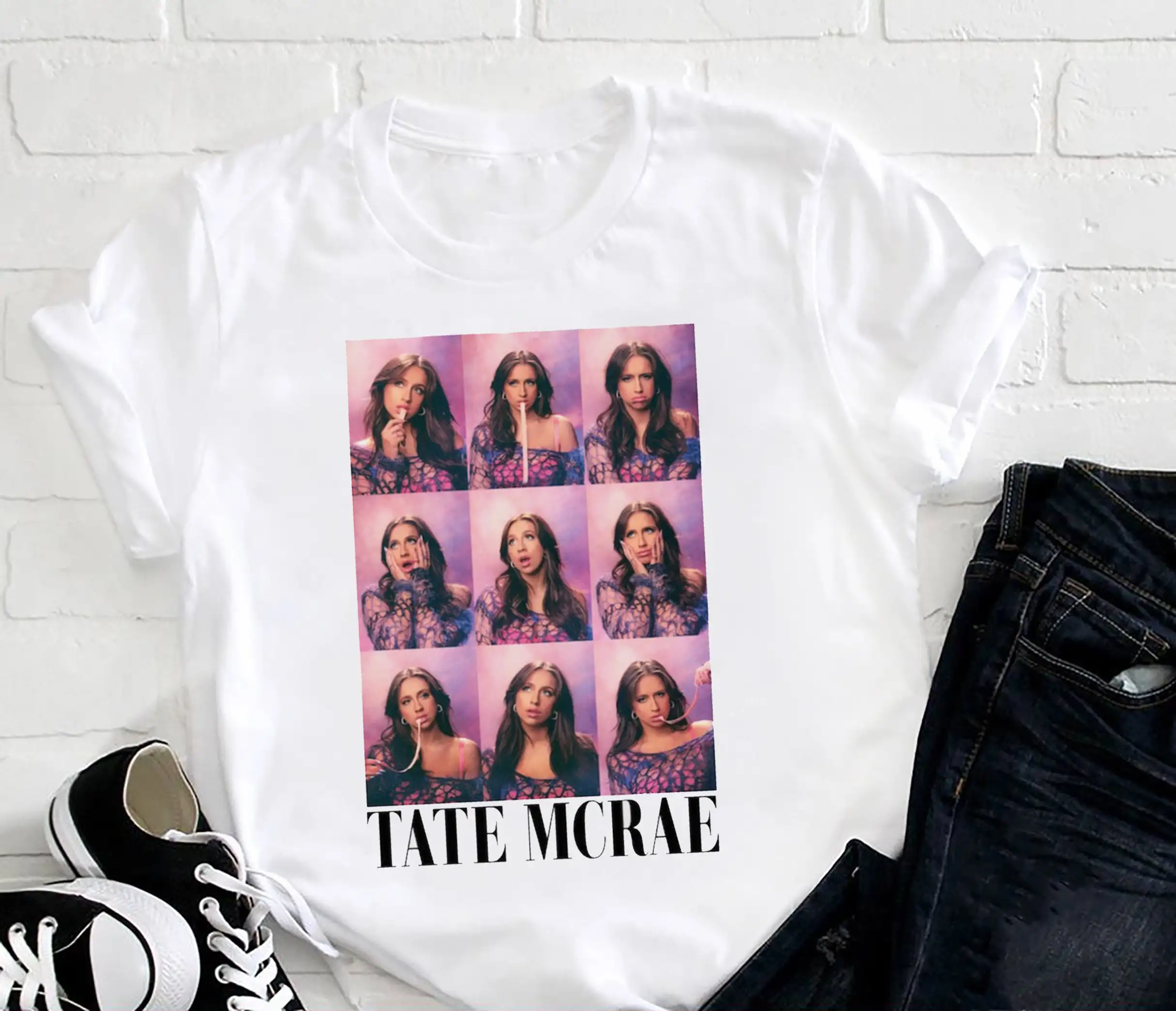 

Рубашка Graphic Tate Mcrae унисекс, Веерообразный подарок