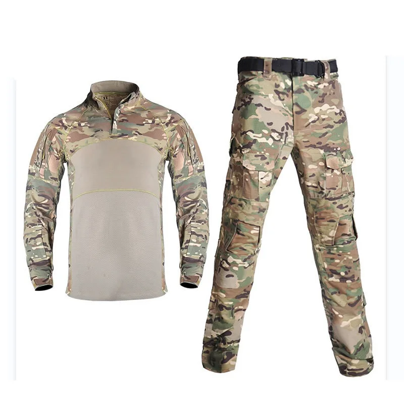 Military Man Camouflage Frog Suit Breathable Outdoor Tactical Sets Quick Dry Hunting Wear Male Combat Set for Extreme Survival view 2