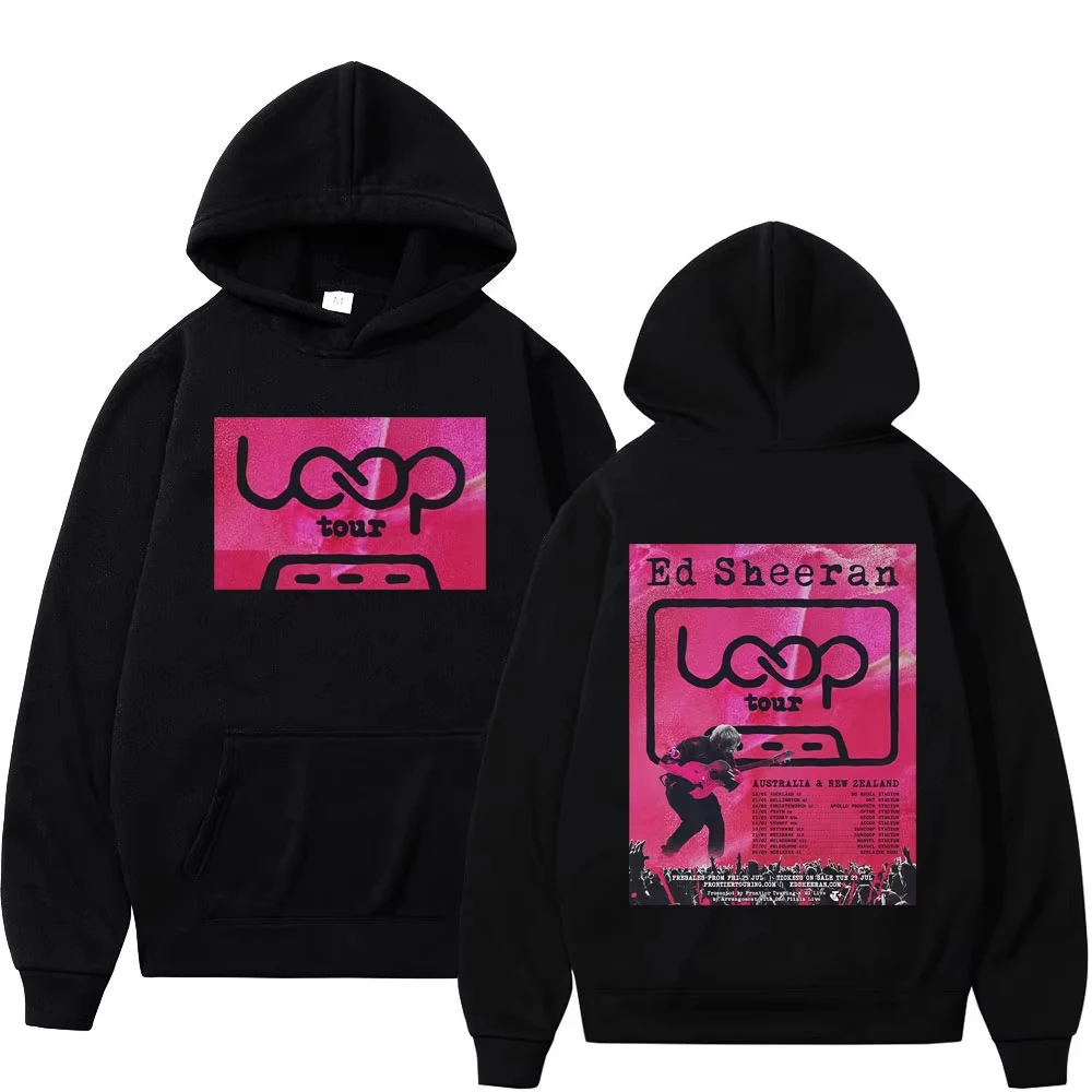 Ed Sheeran Loop Tour Australia and New Zealand 2026 Tour Hoodie Men Women Fashion Pullover Casual,oversized Hip-hop Sportswear