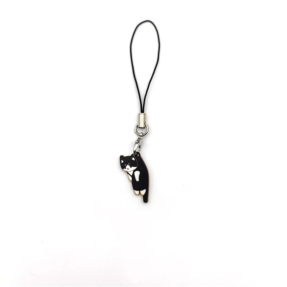 Cute Cat Phone Strap Lanyards For Case Strap Decoration KeyChain Mobile Phone Strap Phone Hanging Charms