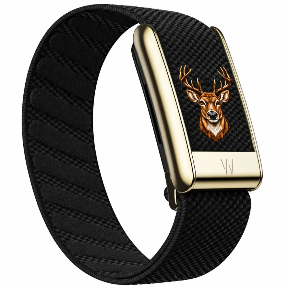 WHOOP 5.0 MG Deer Pattern Nylon Woven Strap Printed Sport Replacement Wristband Outdoor Fitness Accessory