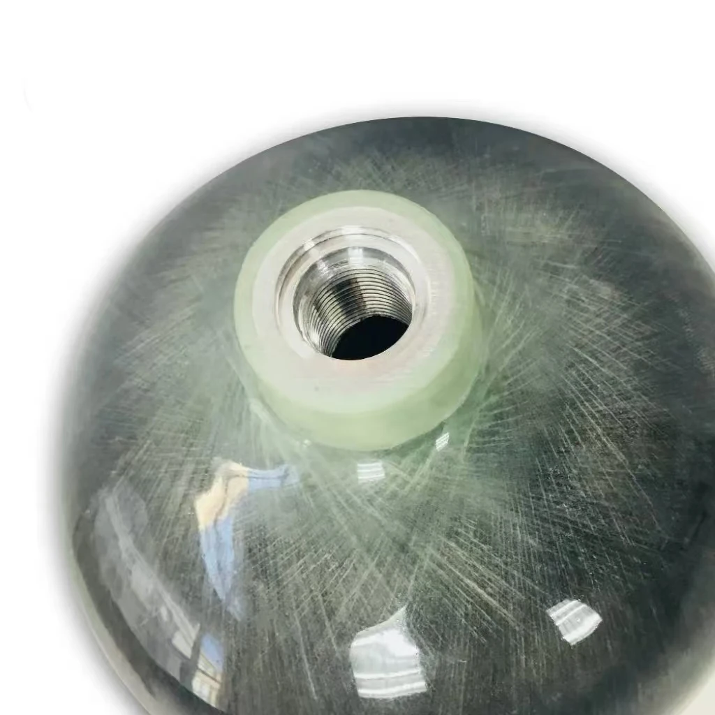 ACECARE 6.8L أسطوانة من ألياف الكربون HPA محطة تعبئة خزان الهواء 4500Psi 300Bar صمام تنظيم الغوص M18 * 1.5