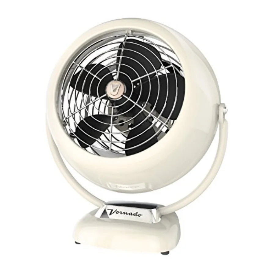 

VFAN Vintage Air Circulator Fan, 3-Speed, Metal, Desktop Table Fan for Bedroom, Office, Cooling, with Adjustable Tilt Multi-Dir