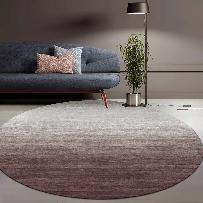 

Круглый ковер в скандинавском стиле — минималистичный нескользящий напольный коврик для гостиной и спальни, домашний декор
