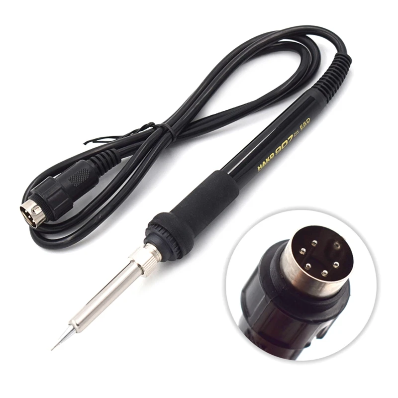 24V 50W 5 PIN Soldering Iron Handle for Welding Solder Iron Station 20cm/8inches Length Repair Welding Tool