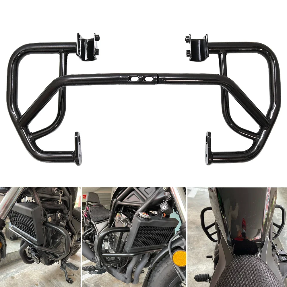 For HONDA REBEL CMX500 CMX300 2017 2018 2019 2020 2021 2022 Motorcycle Highway Engine Guard Crash Bar Bumper Frame Protection