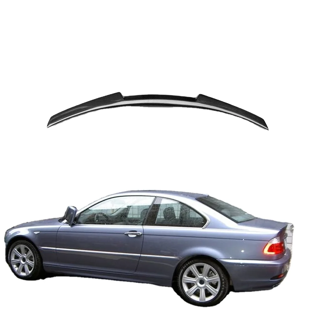 

Suitable for Carbon fiber trunk spoiler wings Suitable for the 99-05 BMW 3 Series E46 sedan coupe