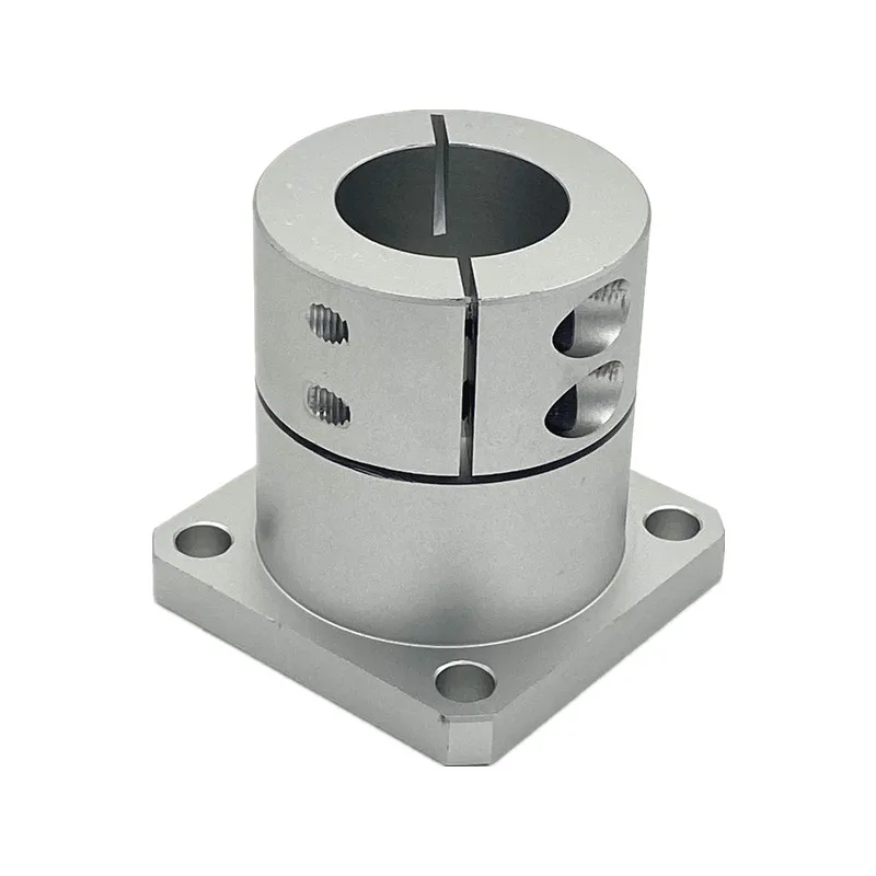 Extend Flange Type Shaft Support Guide Open Type Double-sided Cutting Flange Shaft Bracket Linear Motion Automation Components