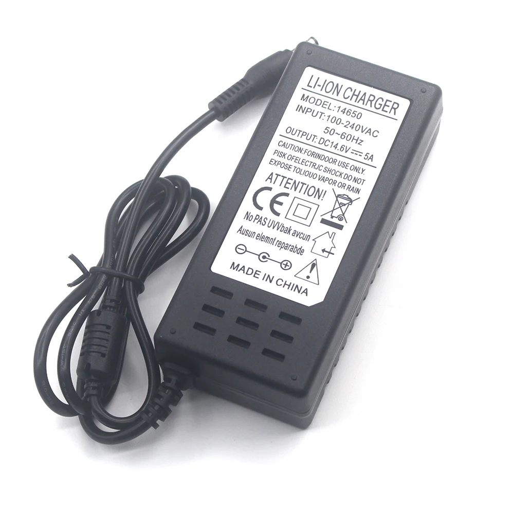 

14.6V 5A LiFePO4 Battery Charger 4 Series 12V 5A Lifepo4 Charger 14.4V Battery Smart Charger For 4S 12V LiFePO4 Battery