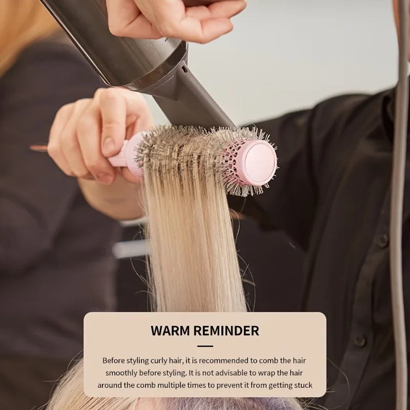 2Pcs Professional Salon Hairdressing Anti-static Hairdressing And Curling Styling Barber Hair Dual Use Comb Salon Styling Tools - view 2