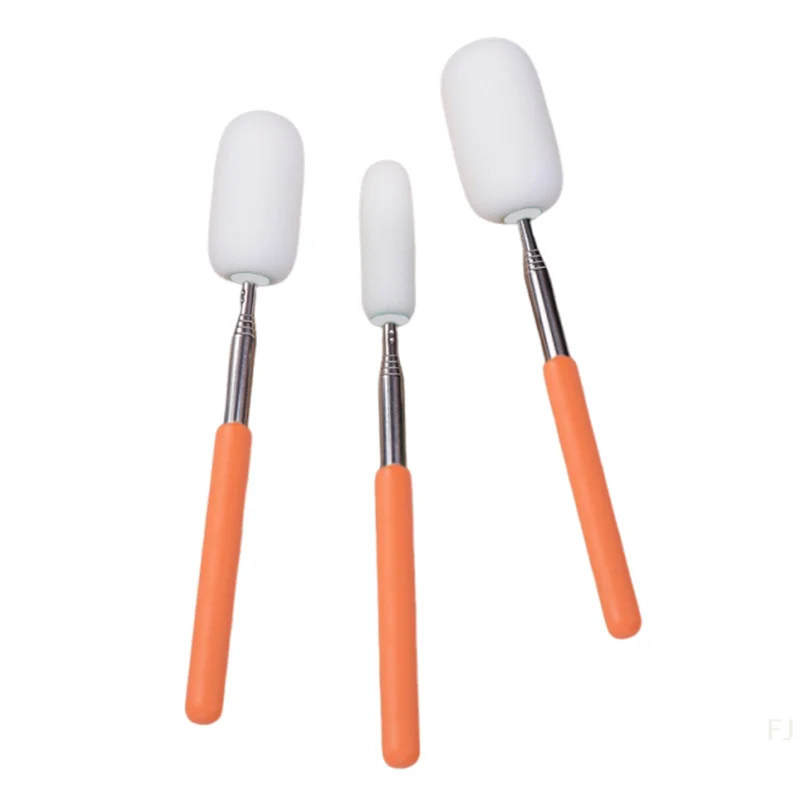 [YU] éponge absorbante en poterie bâton télescopique Sculpture de poterie porte-éponge bricolage bâton de lancer en céramique outils de coupe de poterie