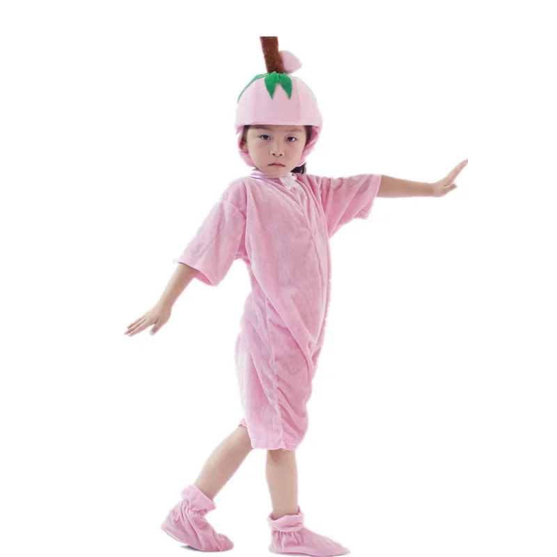 Hot Sale Children's fruit vegetable Cosplay children's suit costume Halloween costume Strawberry Carrot