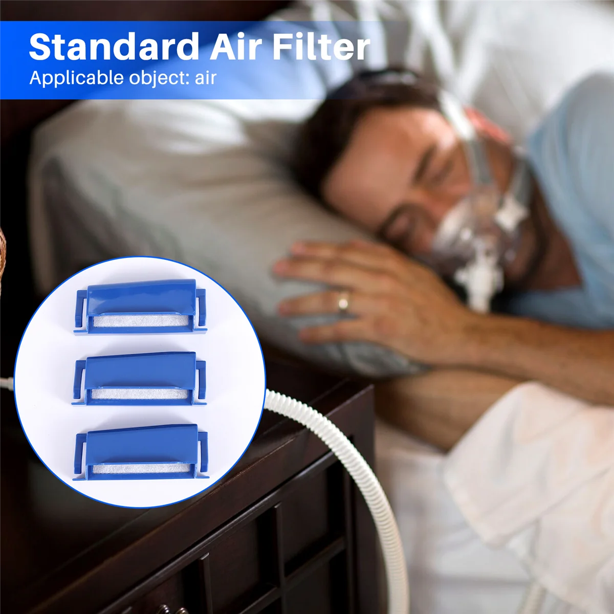 Filtro de aire estándar para Philips Respironics DreamStation CPAP, filtro ultrafino