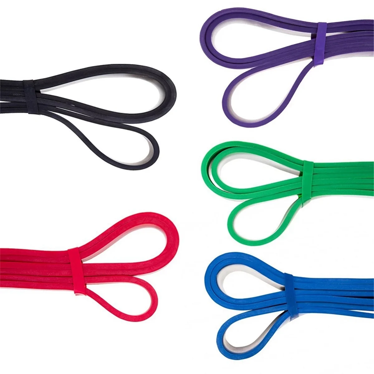 

AAA04R Tough Latex Resistance Band Elastic Exercise Strength Pull-Ups Auxiliary Band Strengthening Train,1.3cm,Red
