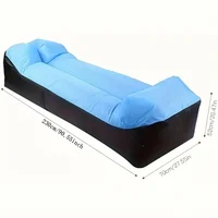 Sillón inflable portátil con almohada - Sofá impermeable para acampar, playa y festivales - Fácil instalación con bolsa