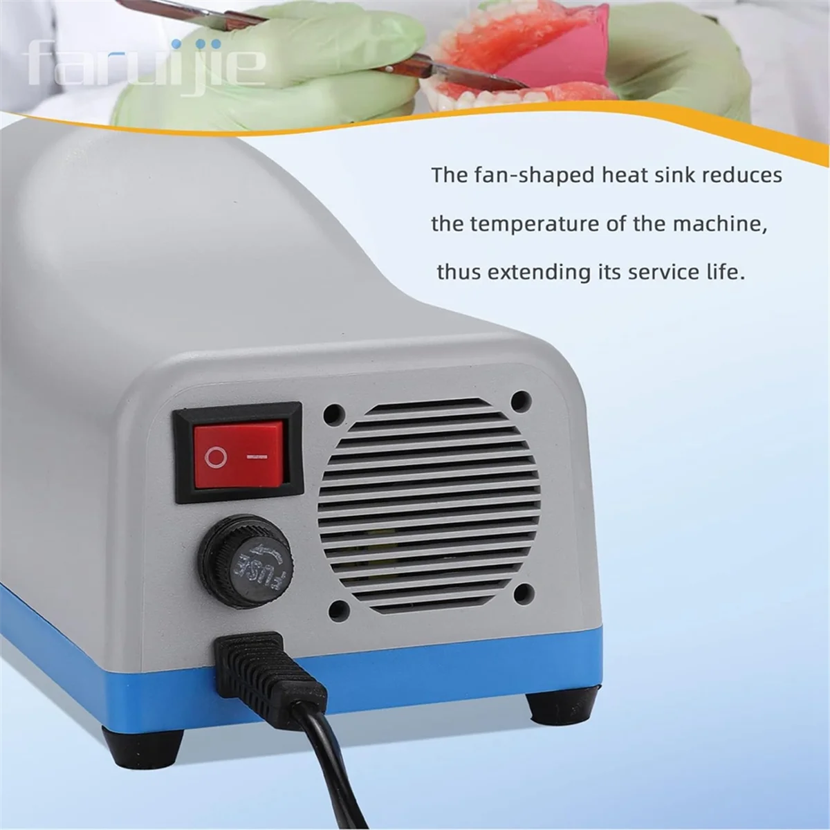 Lab Wax Carving Knife Heater No Flame Electronic Sensor, Induction Carving Knife Heater Dental Technician Tools EU Plug