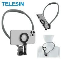 TELESIN Max soporte magnético de silicona para el cuello soporte de liberación rápida para Iphone 15 14 13 12 11 10 SAMSUNG HUAWEI XIAOMI accesorios para teléfono