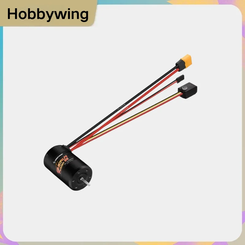 Hobbywing Quicrun Fusion SE 1800KV Motor ESC Combo 40A, Integrated System for 1/8 RC Crawler Car Models
