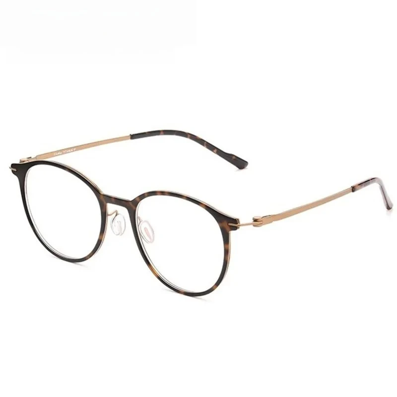 

KUXA модная сверхлегкая оправа для очков для близорукости, круглая полная женская оправа для очков, оптическая оправа для глаз