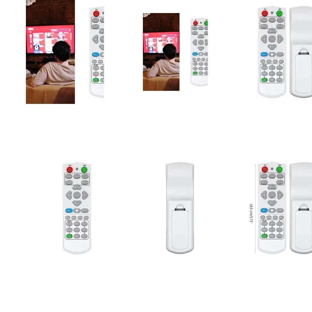 652F Remote Control for PA503X PA503XP PA500S Q-3101 PA502S PJD5123 Replacement Projectors Accessory Easy Operation