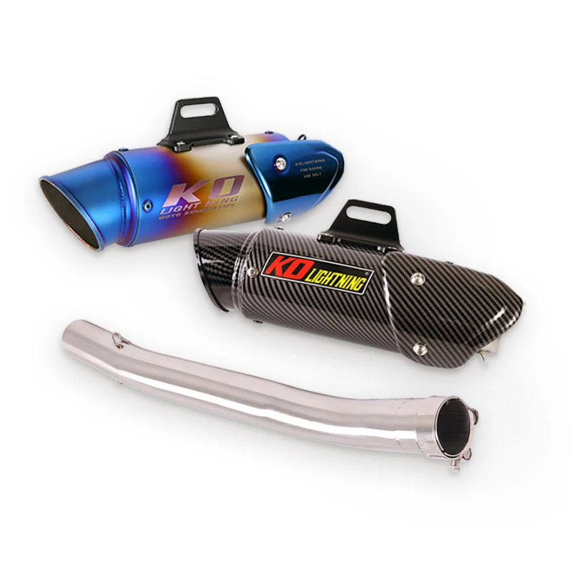 

For Honda CBR600 F4i 2001-2007 Motorcycle Exhaust System Mid Connect Pipe Slip On 51mm Muffler With DB Killer Stainless Steel