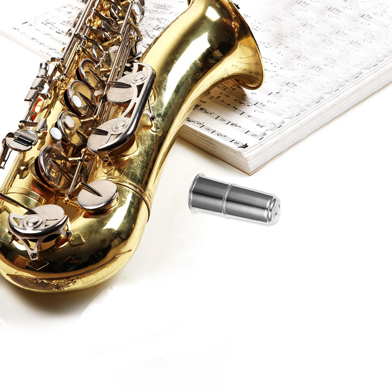 

Sax Mouthpiece Cap Metal Alto Saxophone Protector Scratch Moisture Proof Wind Instrument Accessories Saxophone Supplies
