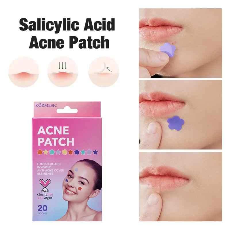 Colorful Pimple Patches Star Shaped Pimple Cover Sticker Invisible Pimple Cover Removal Acne Patch Beauty-health