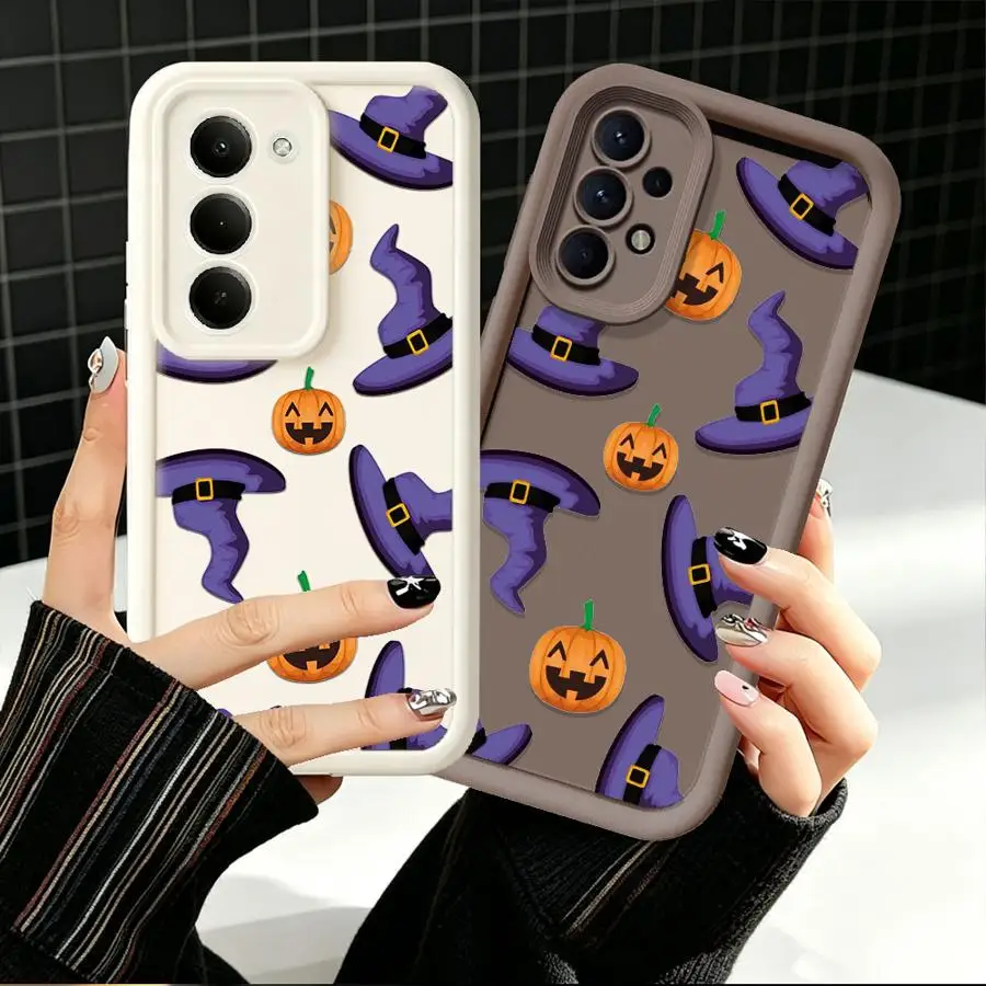 Monster Halloween Ghosts Case for Samsung Galaxy A16 A25 A50 A52 A05A73 A11 A21s A06 A36 A15 A24 A35 A17 A14 A22 A13 A30 A12 A07