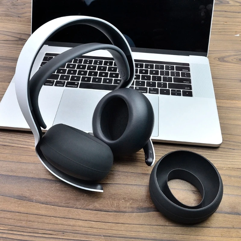 

Comfortable Ear Pad Cover for Headphones Enhances Comfort Noises Isolation Silicones Case Protectors Ear Pad Sleeves