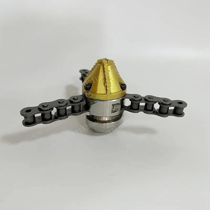 80L New Sewage Sludge Cleaning Chain Nozzle High Pressure Rotating Blasting Nozzle Pipeline Dredging Machine Nozzle