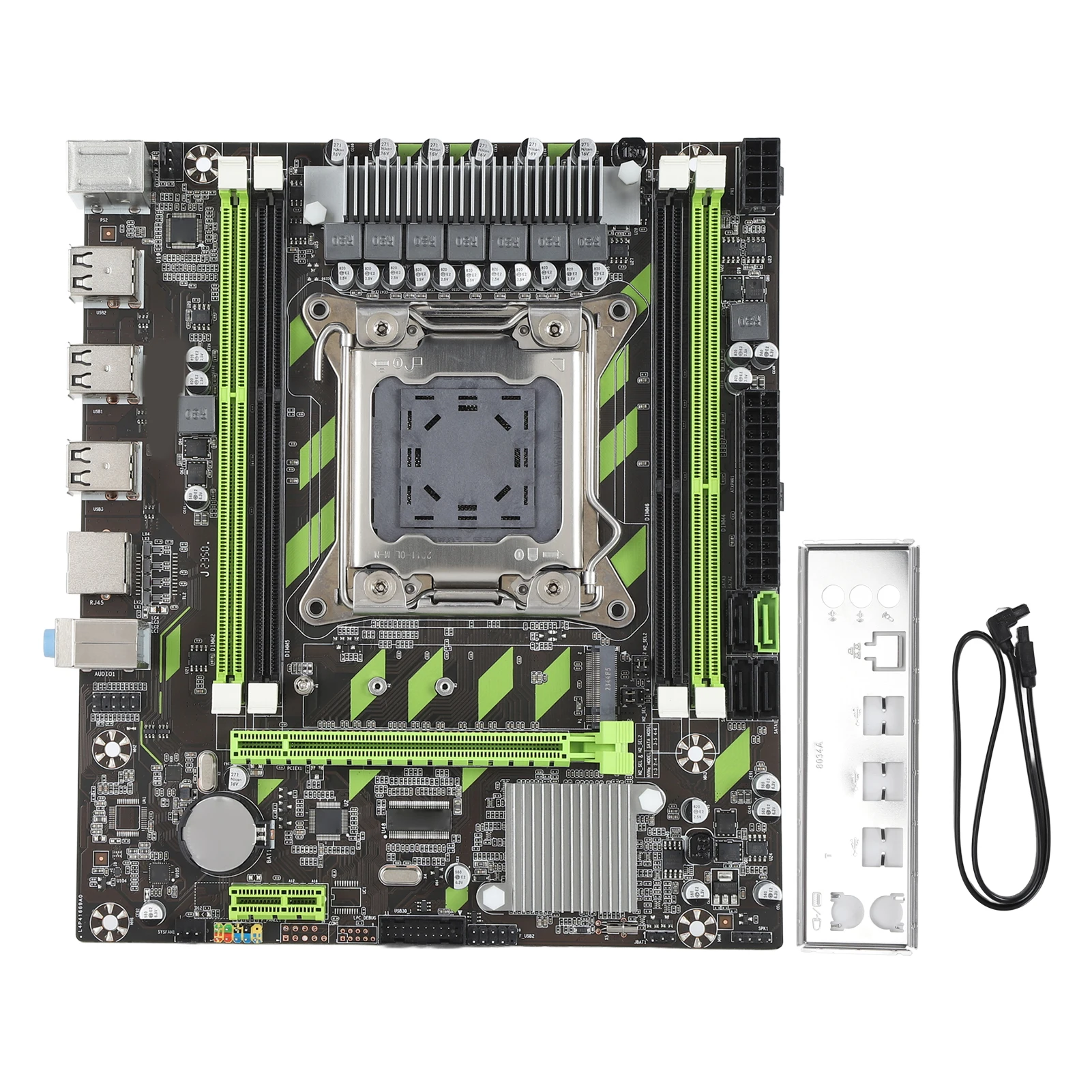 

Desktop Computer Motherboard Gigabit Network Card X79G Motherboard 6xUSB2.0 M.2 State Interface DDR3 Memory for Computer