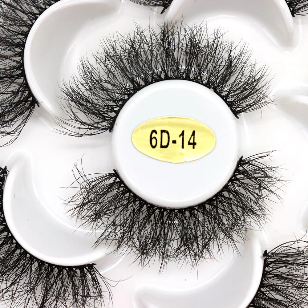 5/10 pairs of lotus 3D silk protein imitation mink hair false eyelashes chemical fiber explosion fried hair fluffy eyelashes