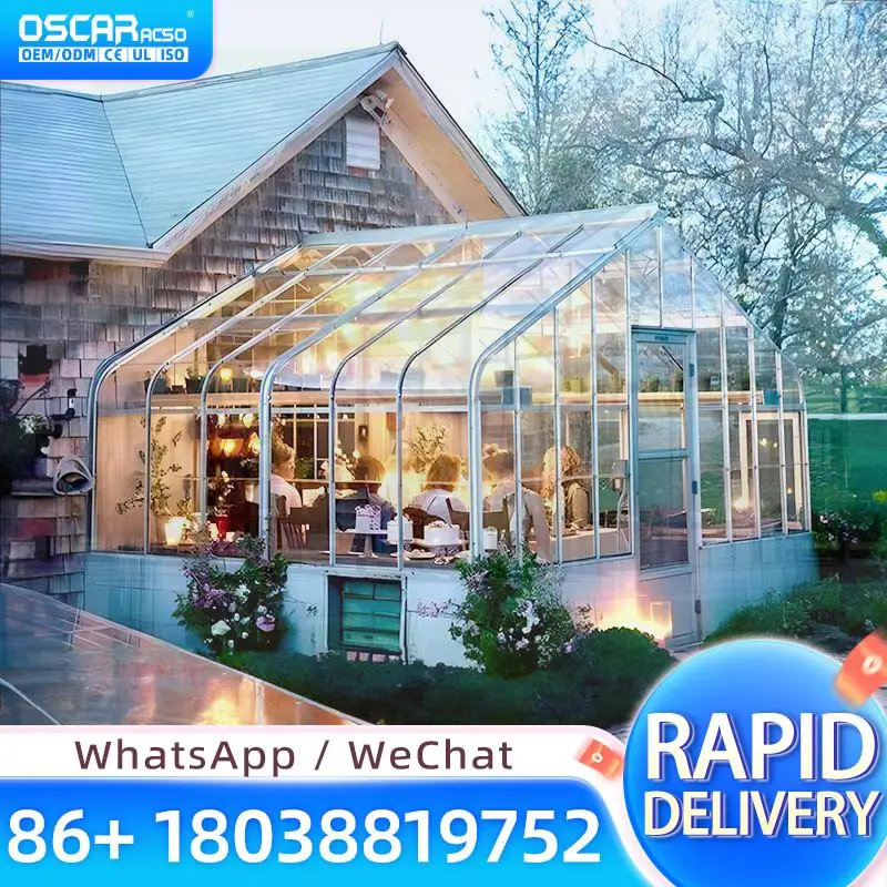 BudgetFriendly Sunroom for Villa Project LongLasting Durability AllWeather Resistance Patio Enclosure Glass Room Ideal for Villa