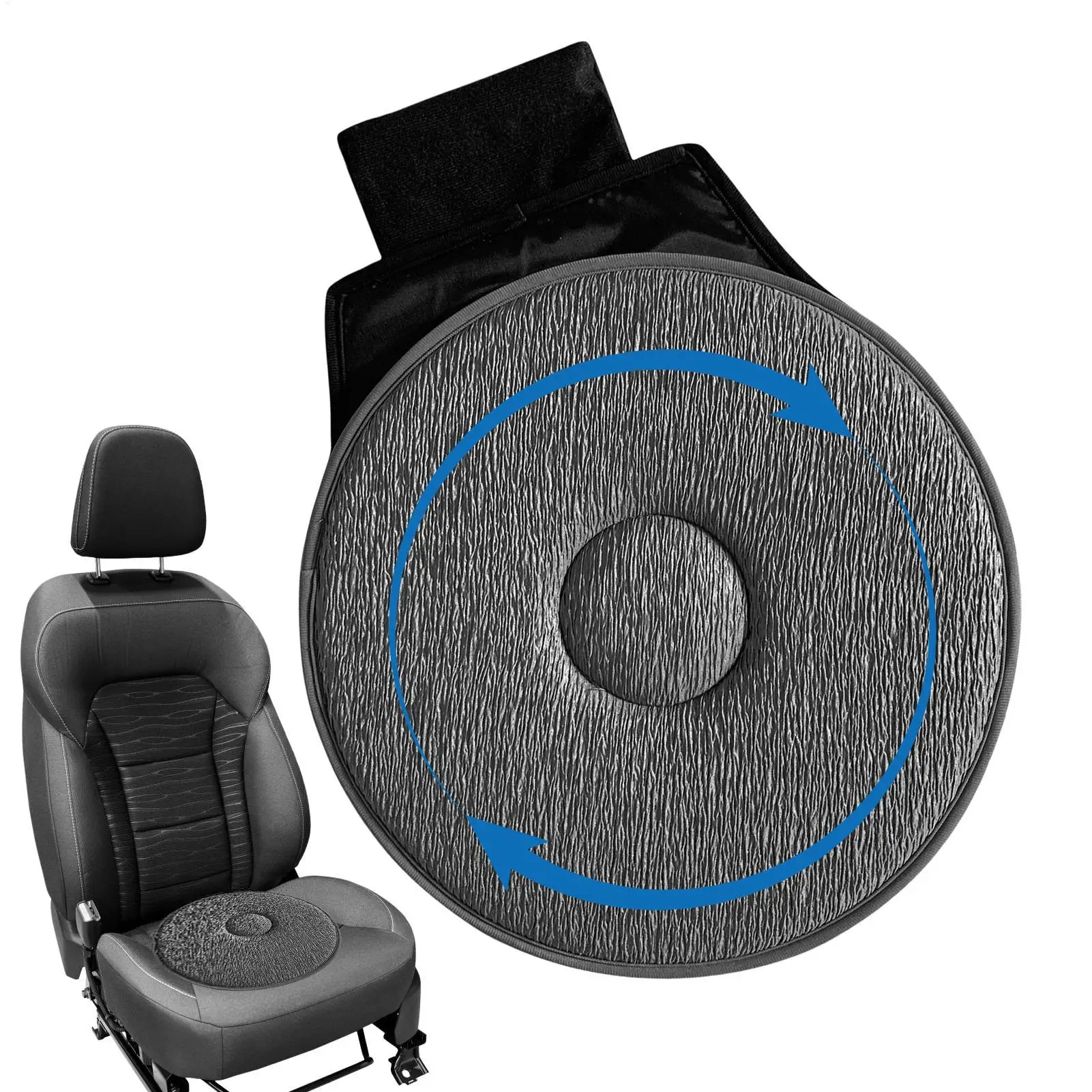 

Swivel Seat Cushion 360 Degree Swivel Mat Auto Seat Cushion Pivot Disc Pad For Senior Old Men Truck SUV Vehicle Lounge Office