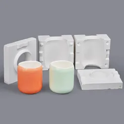 Ceramic Plaster Mold Usefu Teacup Tea Cup Gypsum Moulds for Diy Clay Pottery Ceramic Tools Supplies