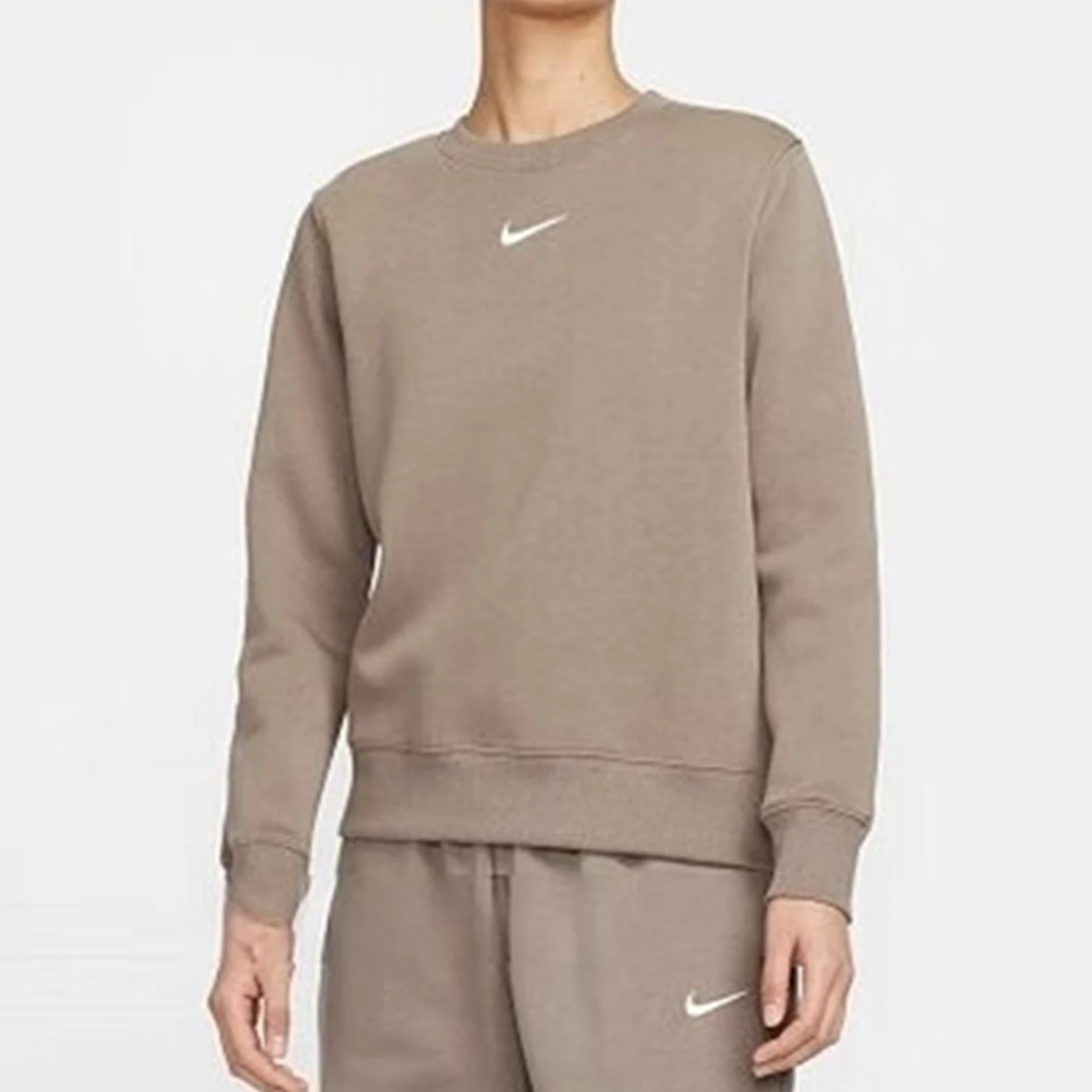 Nike genuine new women's loose round neck sports warm hoodie DQ5752-233