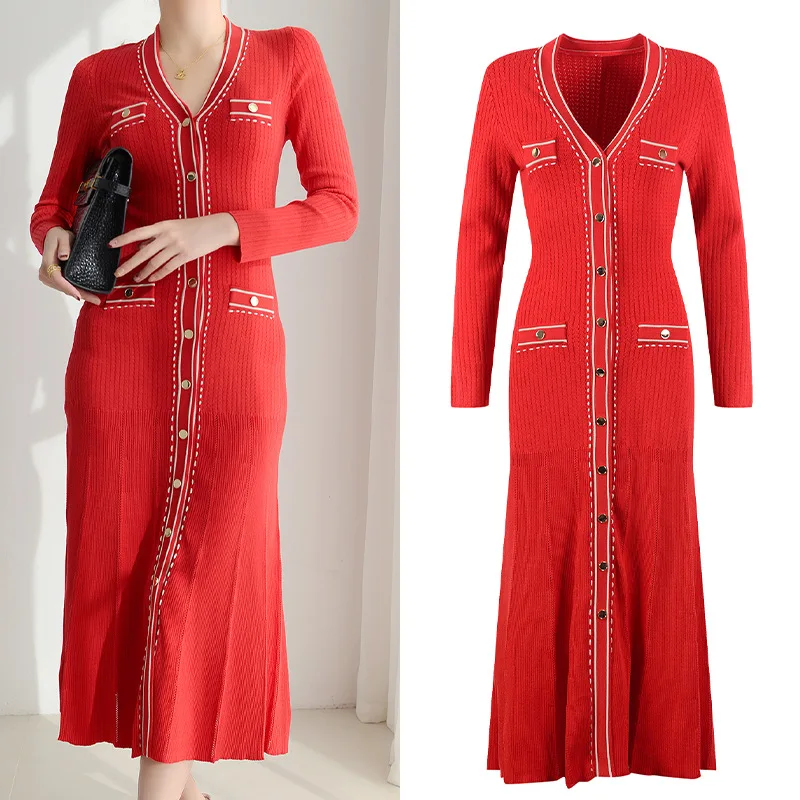 Red Knitted Fi Tail… - image