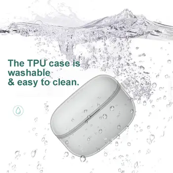 جراب TPU شفاف لسماعات سوني لينك بادز إس WF-LS900N اللاسلكية، غطاء حماية مقاوم للصدمات والغبار مع مشبك تعليق 10 best sales علبة سماعات Linkbuds S - №1