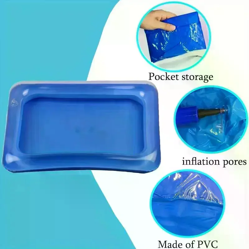 1pc Portable Foldable Pool Cleaning Basin, An Essential For Pool Maintenance Before Use, Can Also Be Used As A Foot Soaking Tub