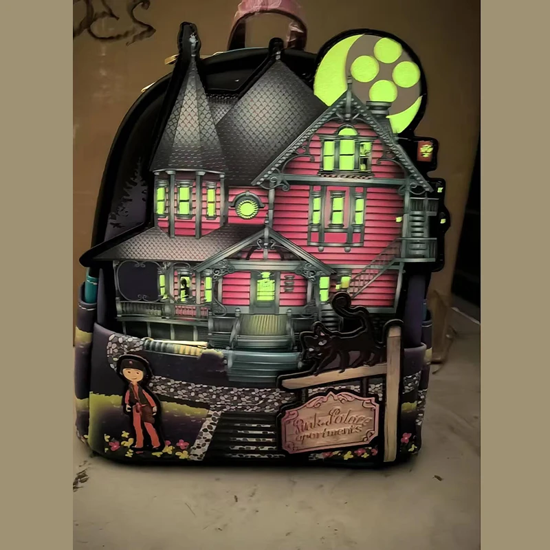 

2025 Coraline Laika House Children Backpack Luminous Casual Outdoor Pop-Up School Bag Anime Peripheral Fashion Women'S Bag Gift