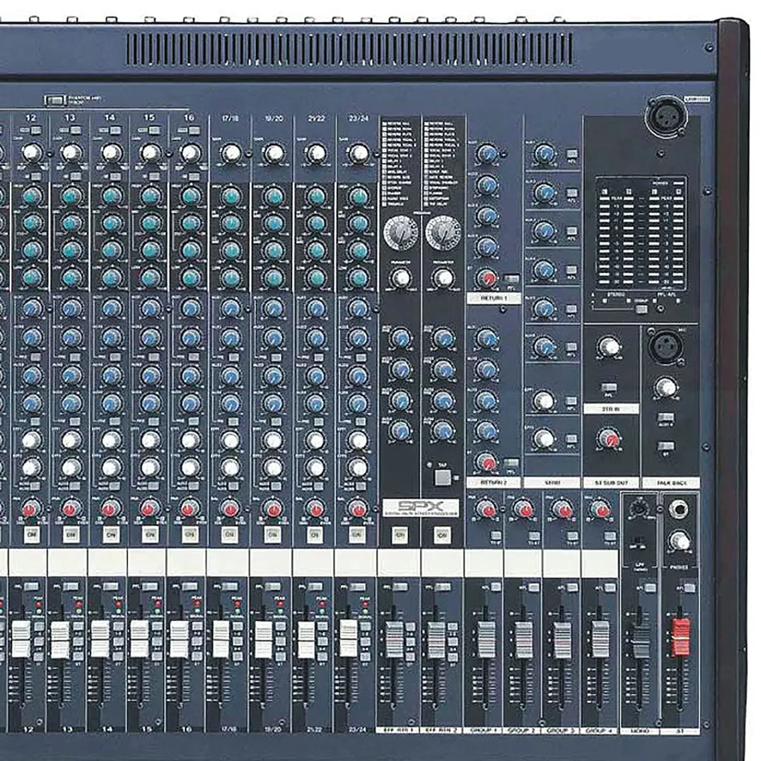 24-Channel Professional Audio Mixer for Karaoke DJ Video & Lighting with Digital Effects Processor view 6