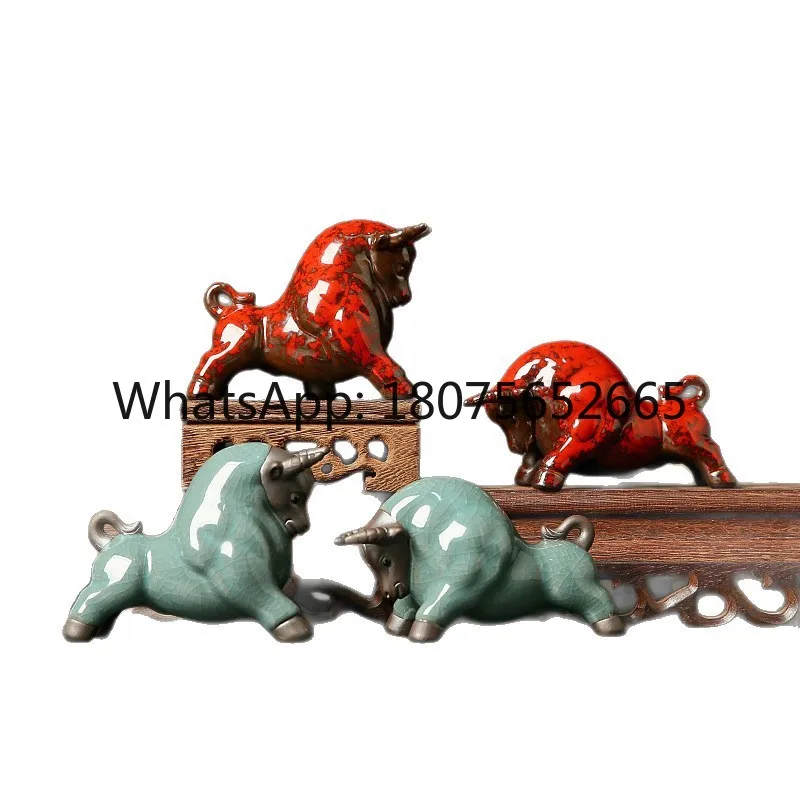 Ceramic tea pet ornaments can be used as creative tea set accessories for office and home accessories